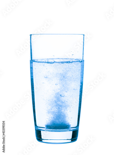 Aspirin in a glass