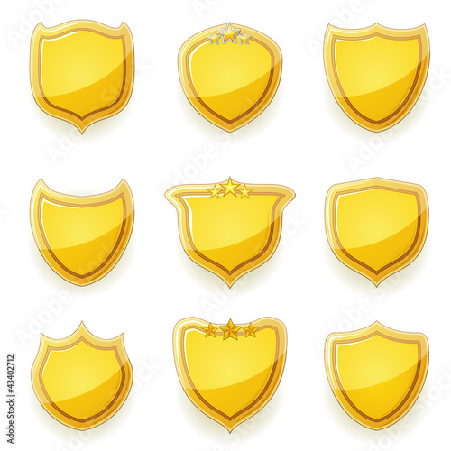Nine golden shields