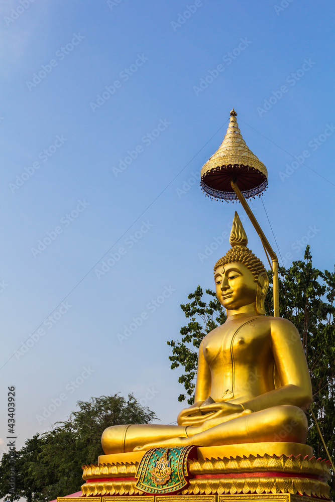 buddha asia of thai temple