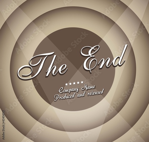Movie ending screen