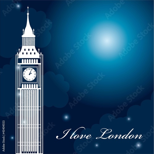 big ben vector