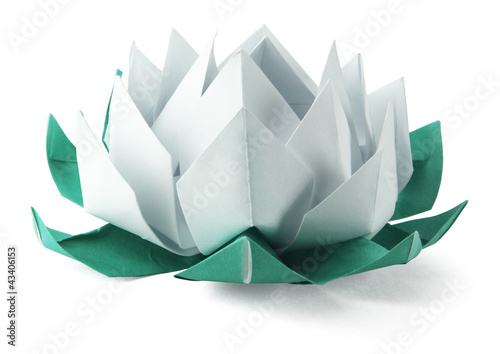 Fototapeta Naklejka Na Ścianę i Meble -  Origami lotus