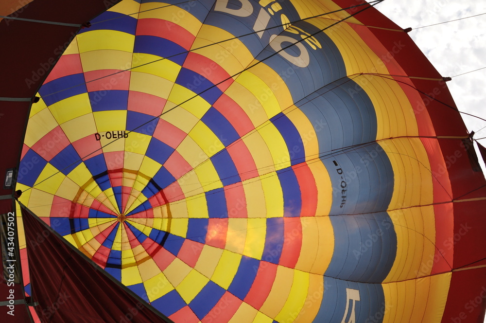 Obraz premium Ballonfahren in Bayern, DE, Sep. 2011