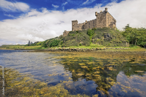 Dunvegan castle on the Isle of Skye  Scotland