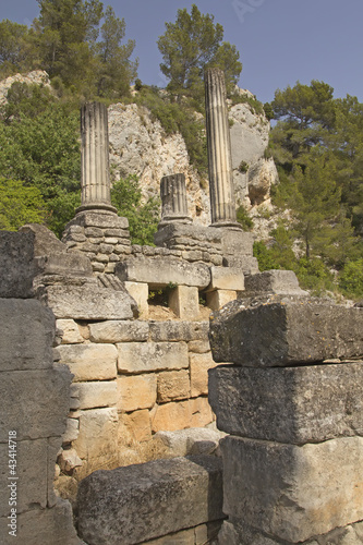 Glanum near of Saint-Rémy-de-Provence. France.