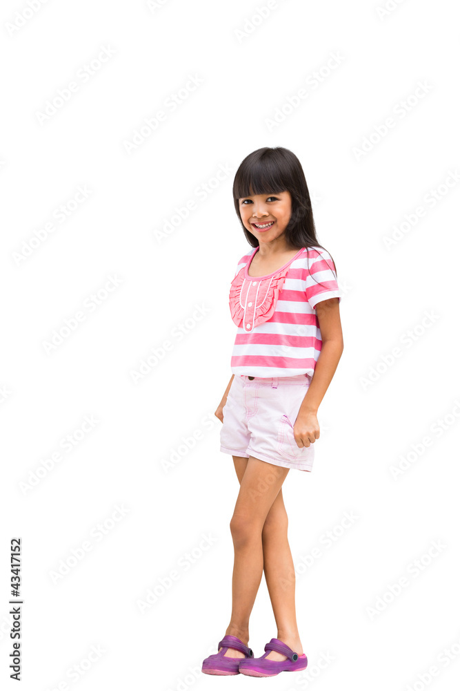 Portrait of a emotional beautiful little girl Portrait of a emotional beautiful little girl