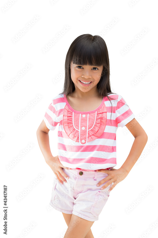 Portrait of a emotional beautiful little girl Portrait of a emotional beautiful little girl