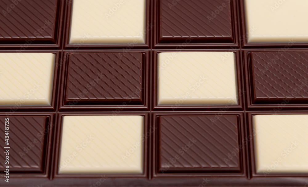Food collection - Black and white chocolate Food collection - Black and white chocolate