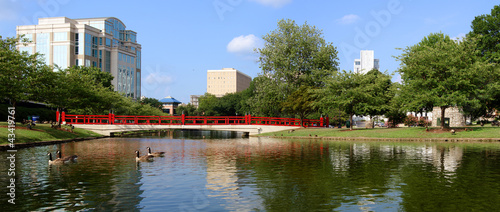 Panoramic cityscape of Huntsville, Alabama 