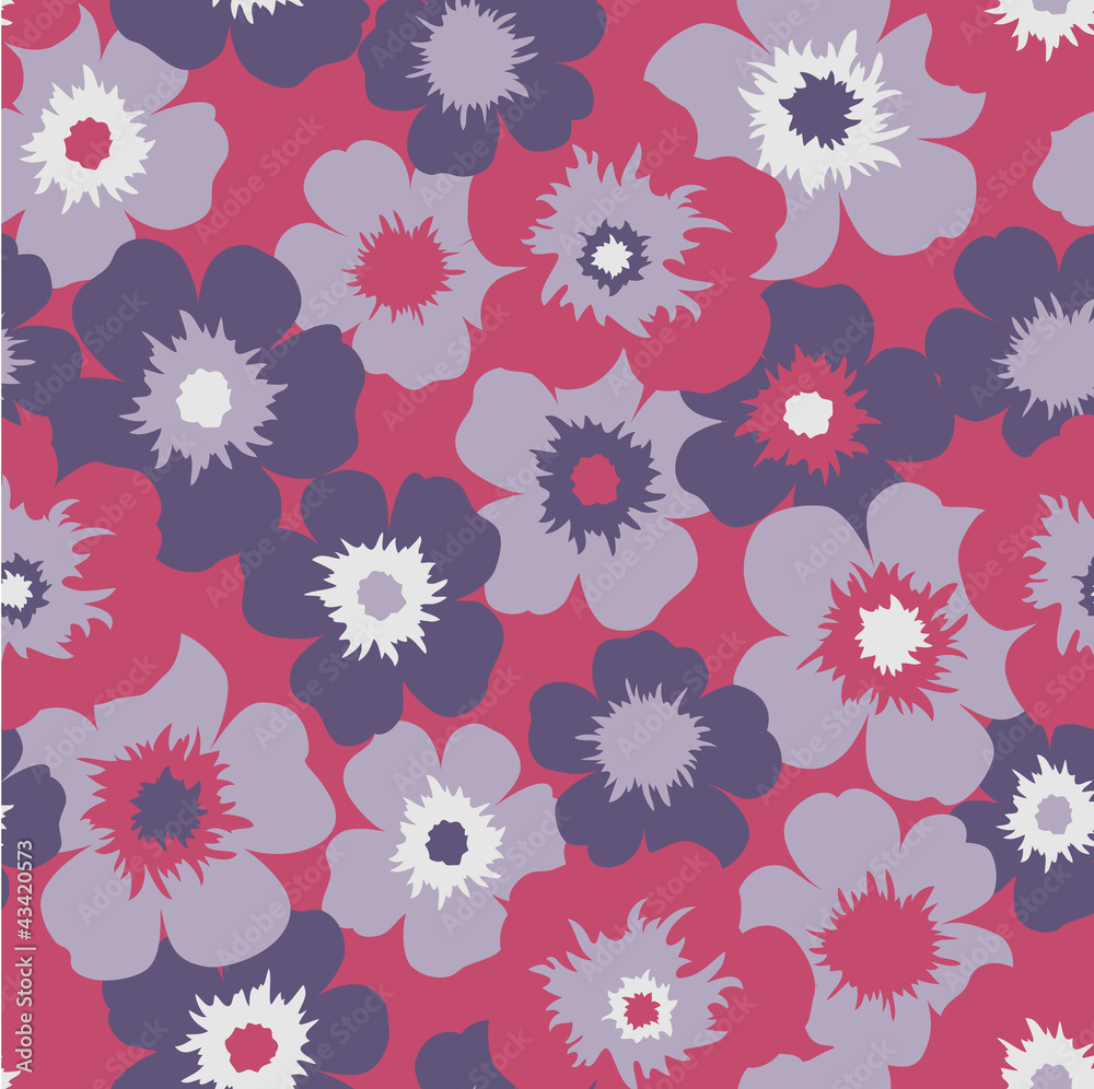 seamless red floral background seamless red floral background