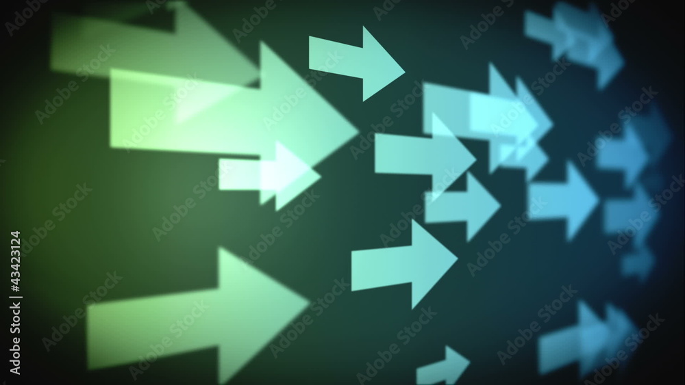 Video of multiple blue arrows Video of multiple blue arrows