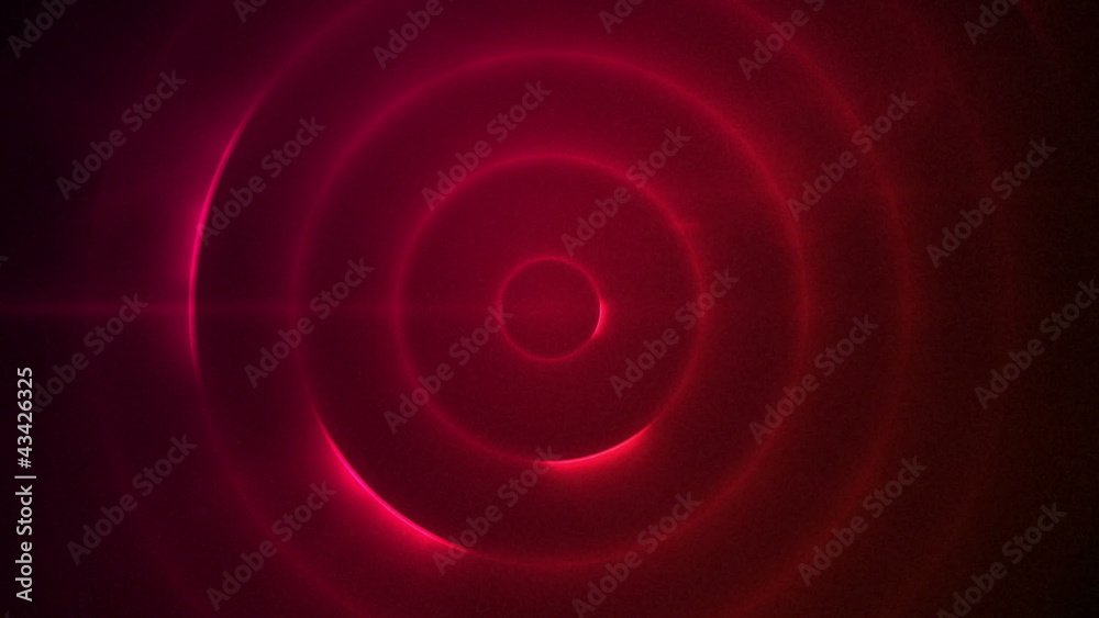 Moving circle of flashing red lights Moving circle of flashing red lights