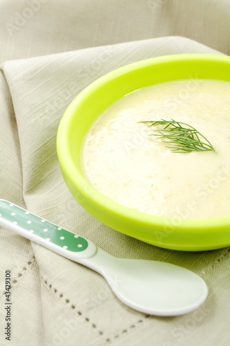 green creamed soup
