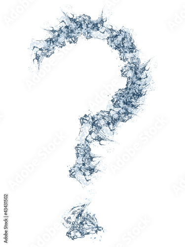 water question mark