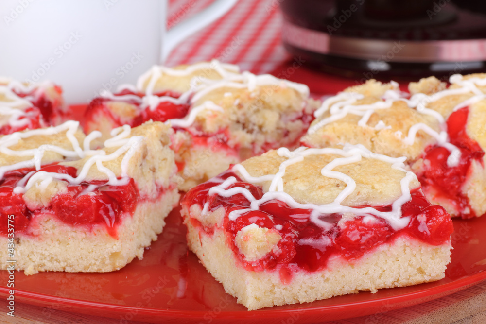 Cherry Cake Bars