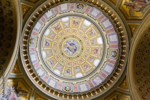 Fotografie, Tablou St. Stephen basilica, cupola