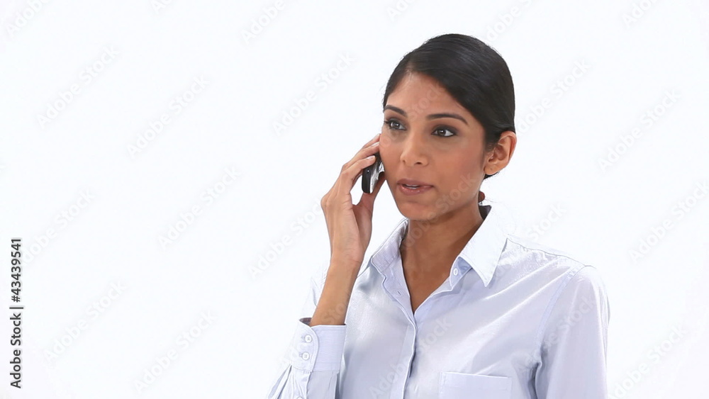 Classy woman calling Classy woman calling