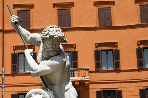 Fontana del Nettuno, Piazza Navona, Roma IV