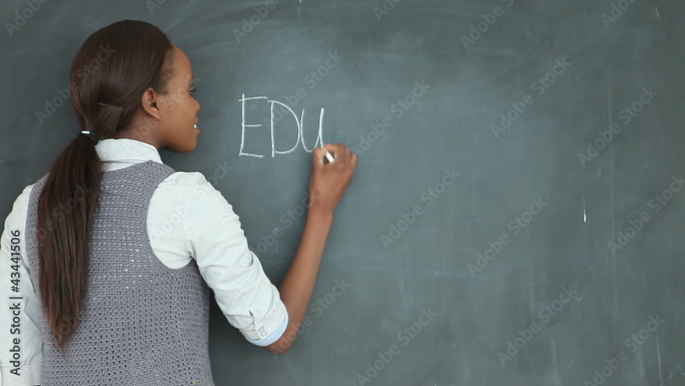 Video of someone showing the blackboard Video of someone showing the blackboard