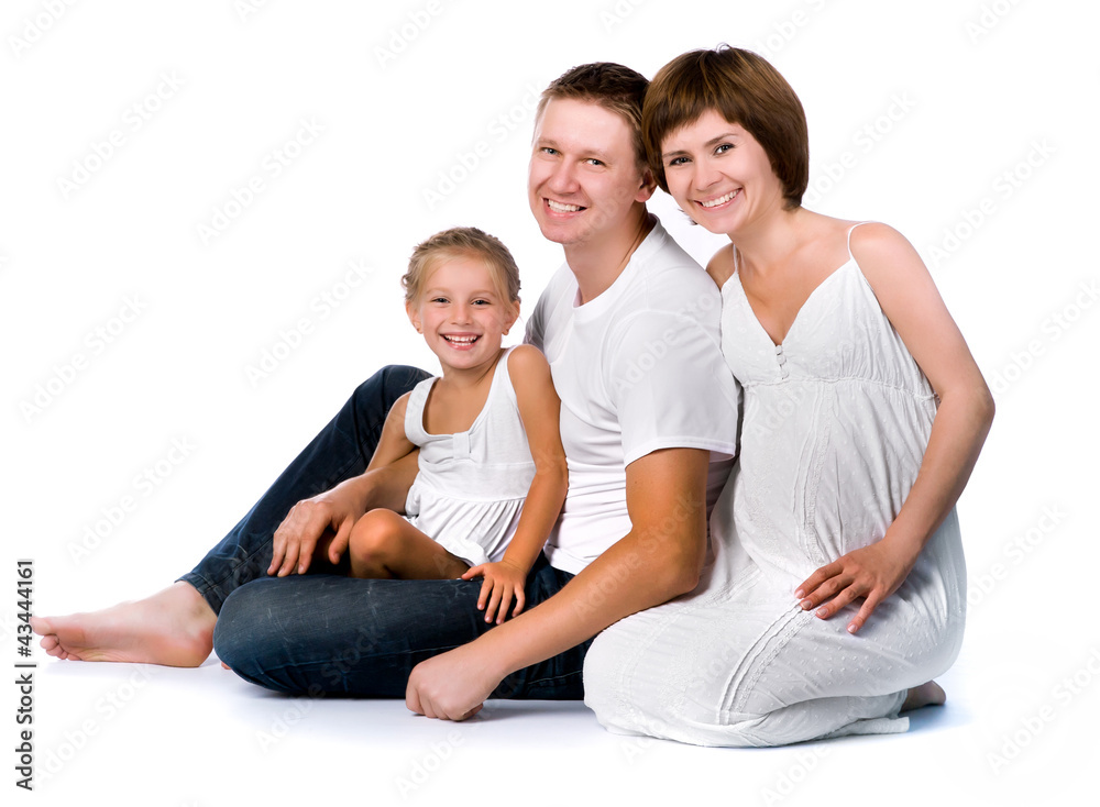 Young family with a child Young family with a child