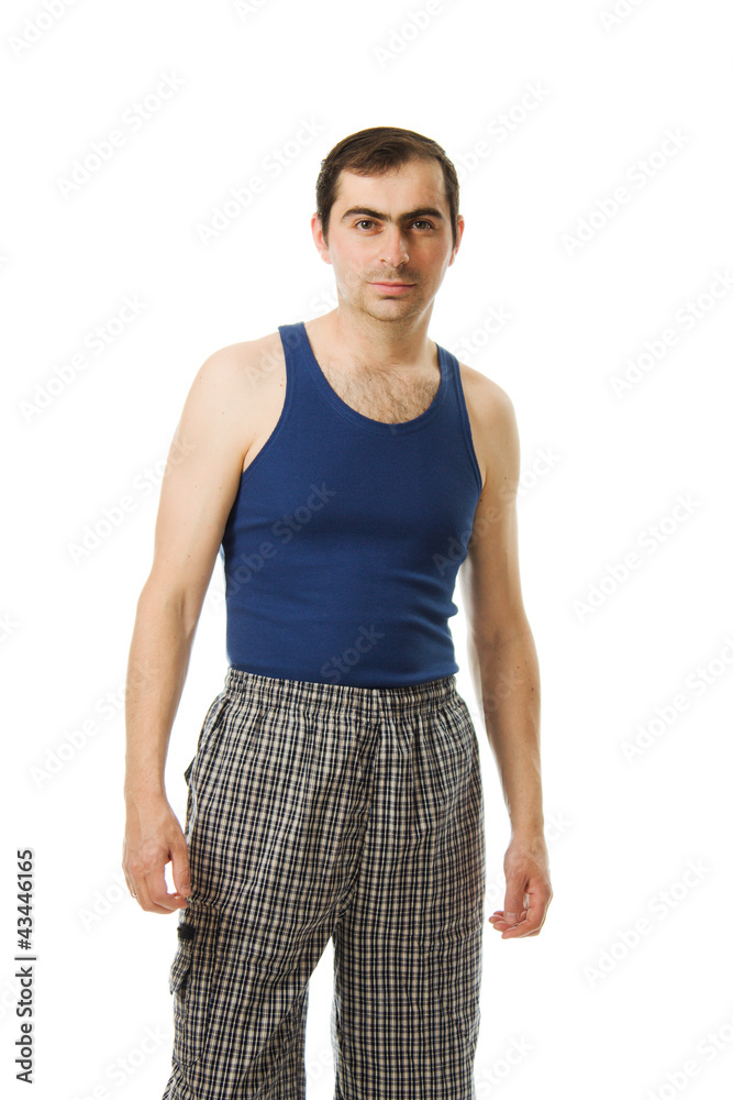 Fototapeta premium Full length portrait of young guy