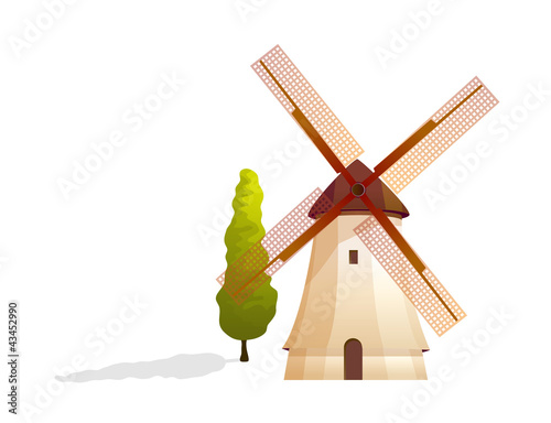 vector icon windmill
