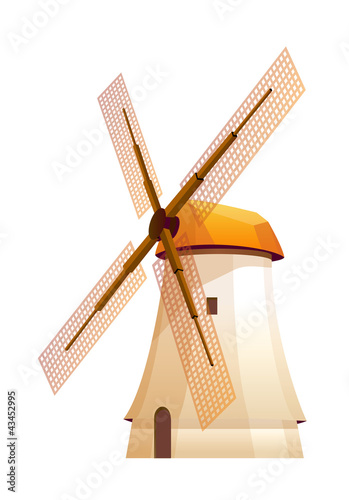 vector icon windmill