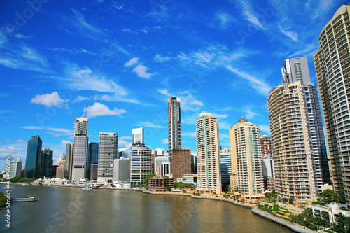 Brisbane River and City  Australia