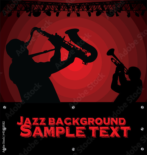 Abstract Jazz music background
