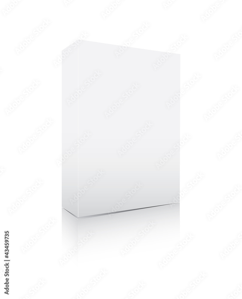 Blank software box Blank software box