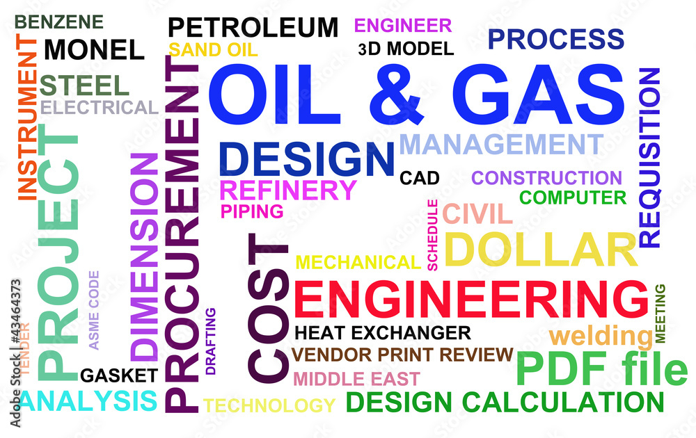 Fototapeta premium Oil and Gas industry