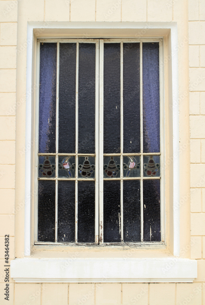 Fototapeta premium Classic window of old building