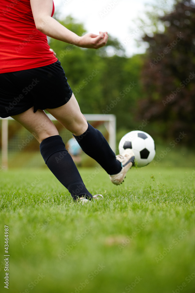 Abstoß beim Fußball