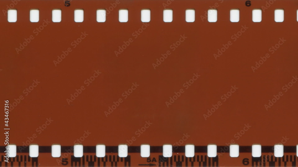 Film rewind. Film with numbering of shots Film rewind. Film with numbering of shots