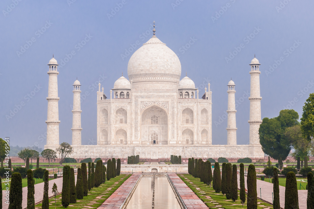 The incredible Taj Mahal in Agra, India