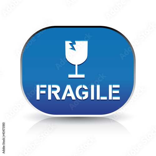 Fragile icon button