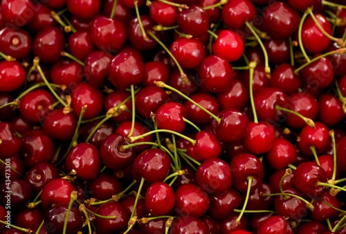 Close Up of Cherries