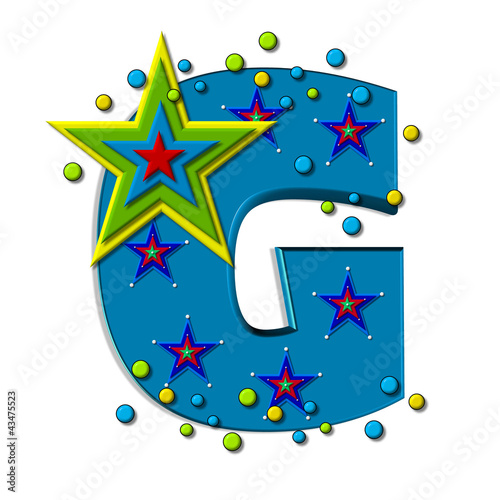 Alphabet Planets in Space F