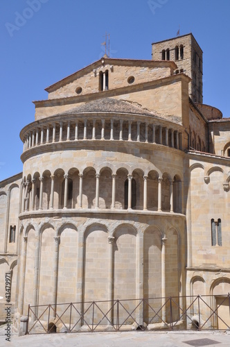 Arezzo Apse of Romanesque Santa Maria della Pieve Italy