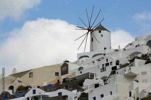 Windmill in Santorini