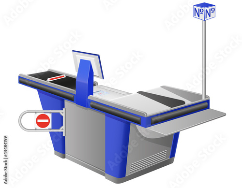 cash register terminal illustration