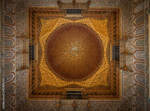 Interior of Royal Alcazars of Seville, Spain