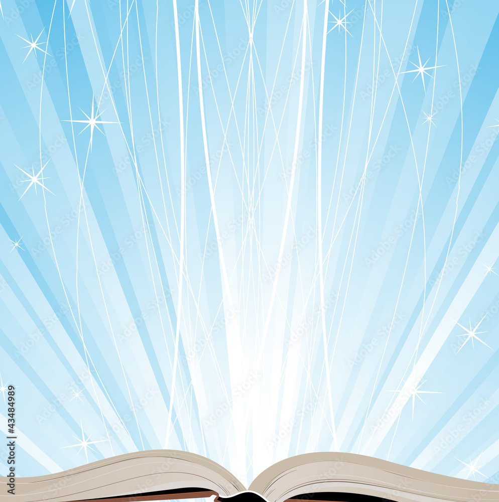 Obraz premium book and light