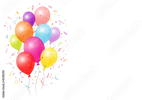 Birthday Balloons Background