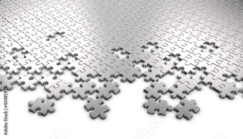 Metal Jigsaw Puzzle Pieces