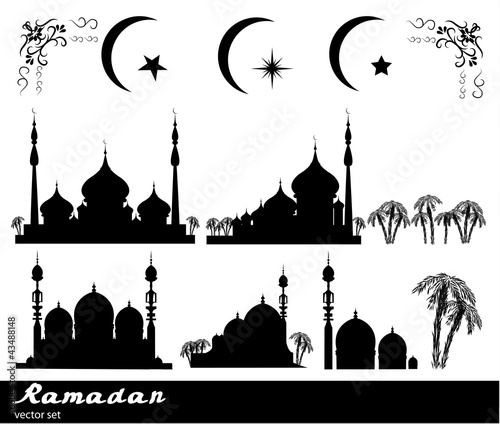 Ramadan vector set