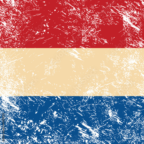 Holland retro flag