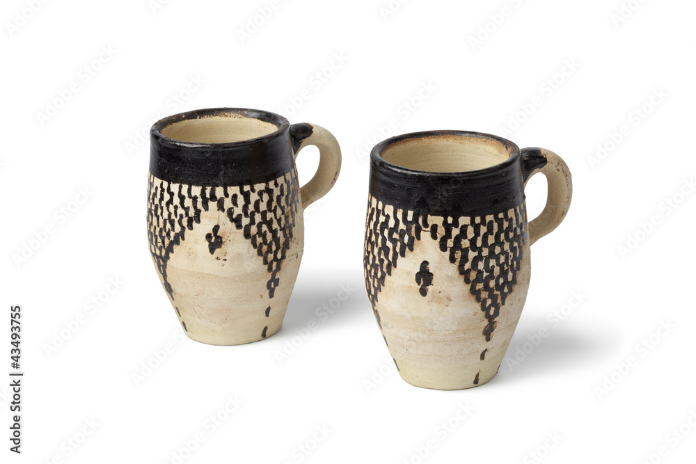 Clay Moroccan water cups