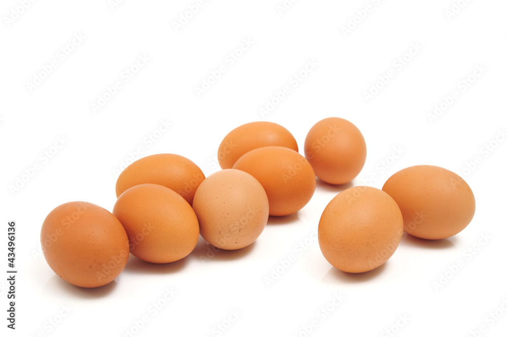 Eggs iaolated on white background Eggs iaolated on white background