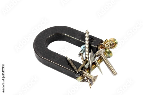 Magnet with Screws and Nails